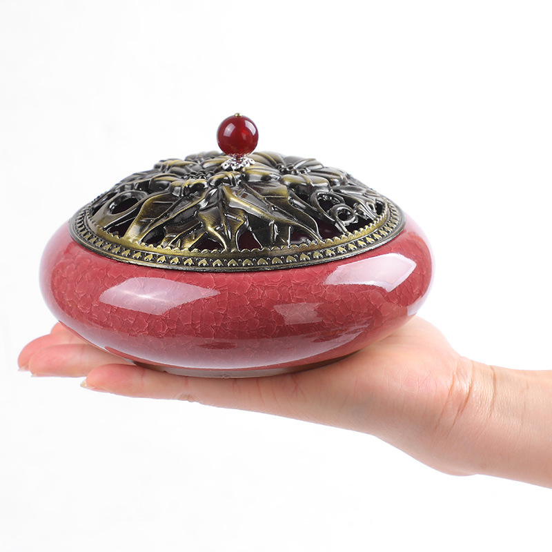 Incense Cone Holder - 12 saat büyük Sivrisinek Bobini tütsü