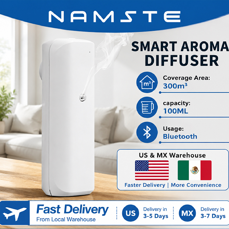 Home Fragrance Verbena - NAMASTE Aromatik Yağ Difüzörü Bluetooth Koku