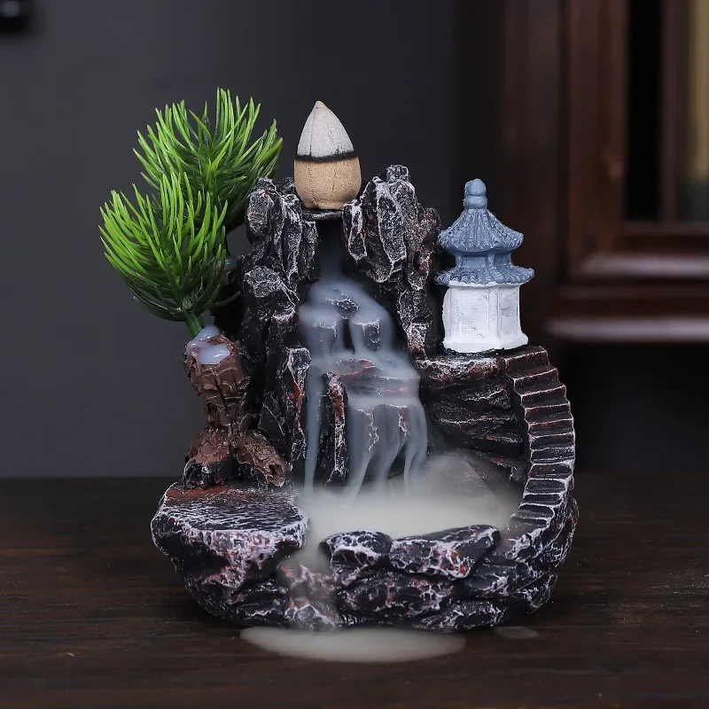 Incense Cone Holder - Backflow tütsü tutucu şelale tütsü brülör