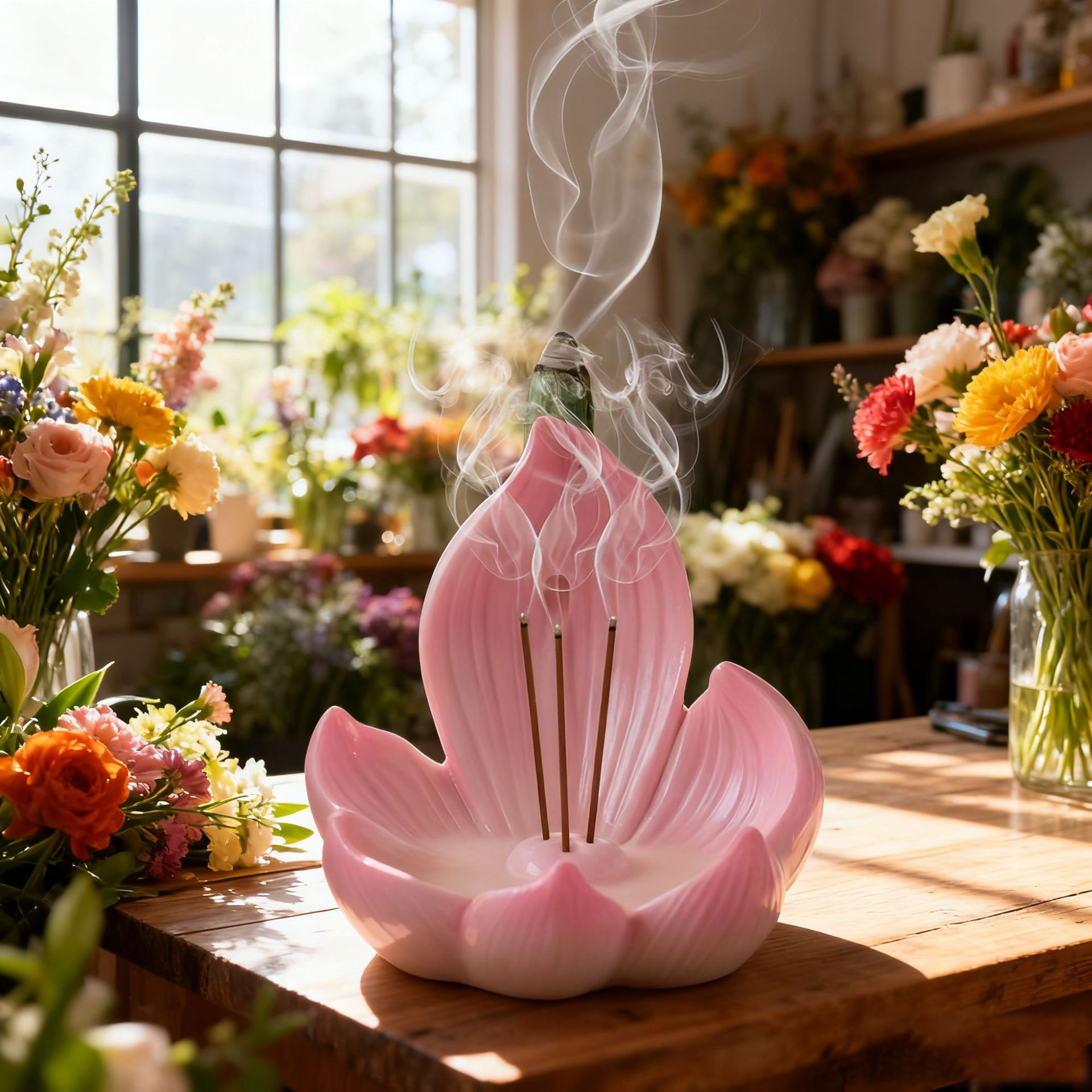 Incense Cone Holder - Reçine Lotus Tütsü Brülör Tutucu Çubuklar