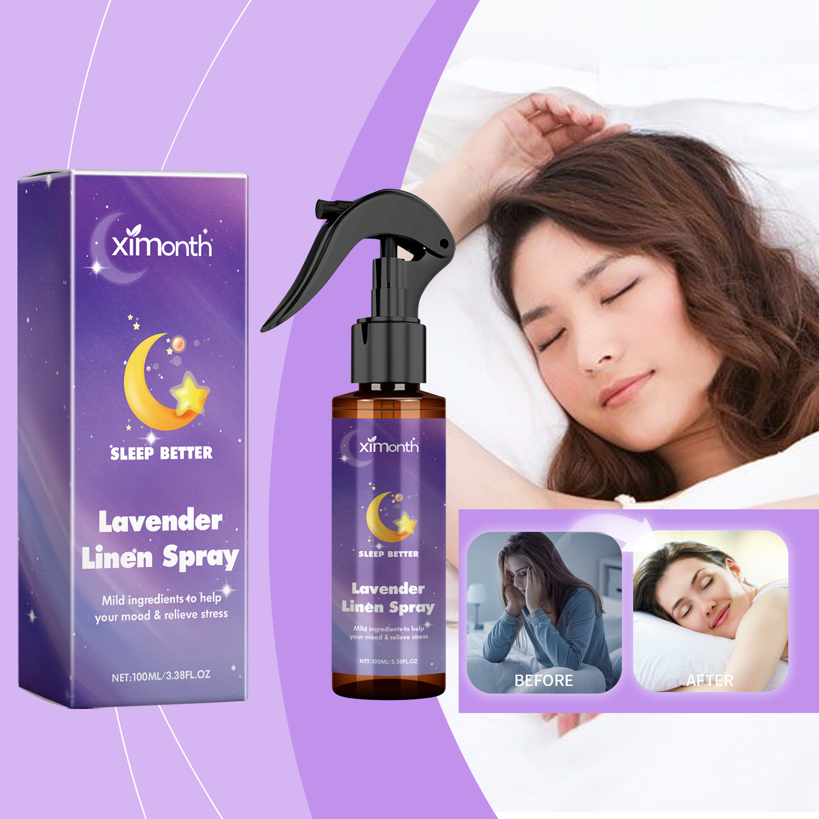 Lavender Pillow Spray - Lavanta Uyku Spreyi Derin Uykuya Yardımcı