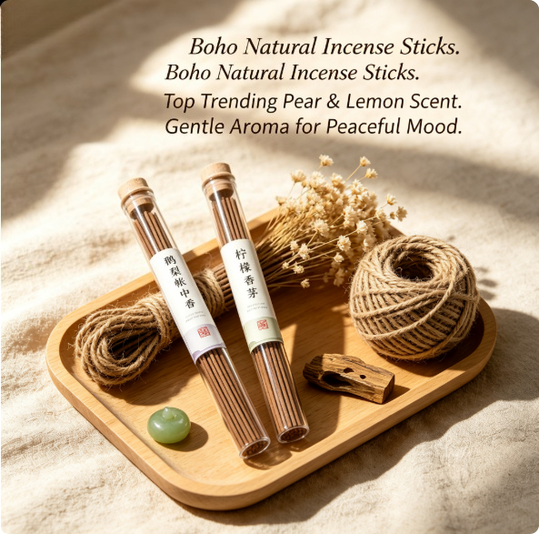 Home Fragrance Aroma Set - Sıcak Fırsat Doğal Tütsü Çubukları Seti