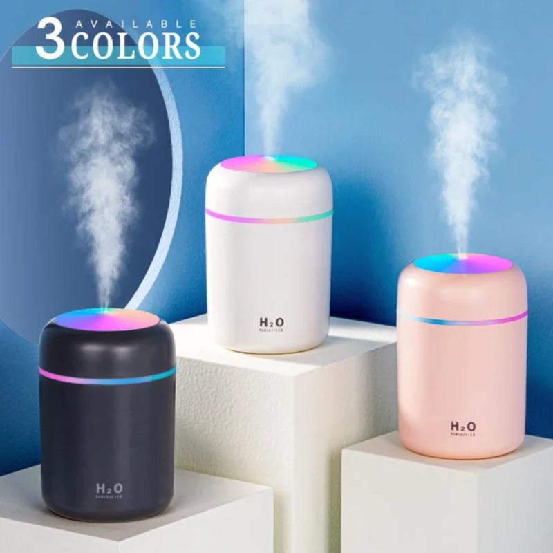 Car Vent Diffuser - Nemlendirici USB Ultrasonik Renkli Bardak Aroma