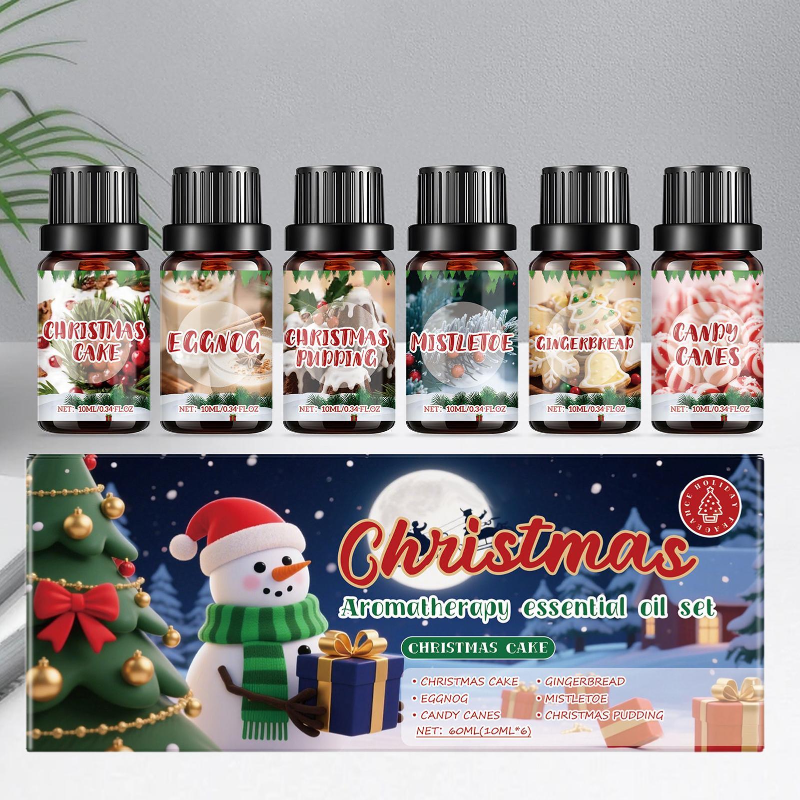 Xmas Home Fragrance - 6 adet noel koku yağları seti