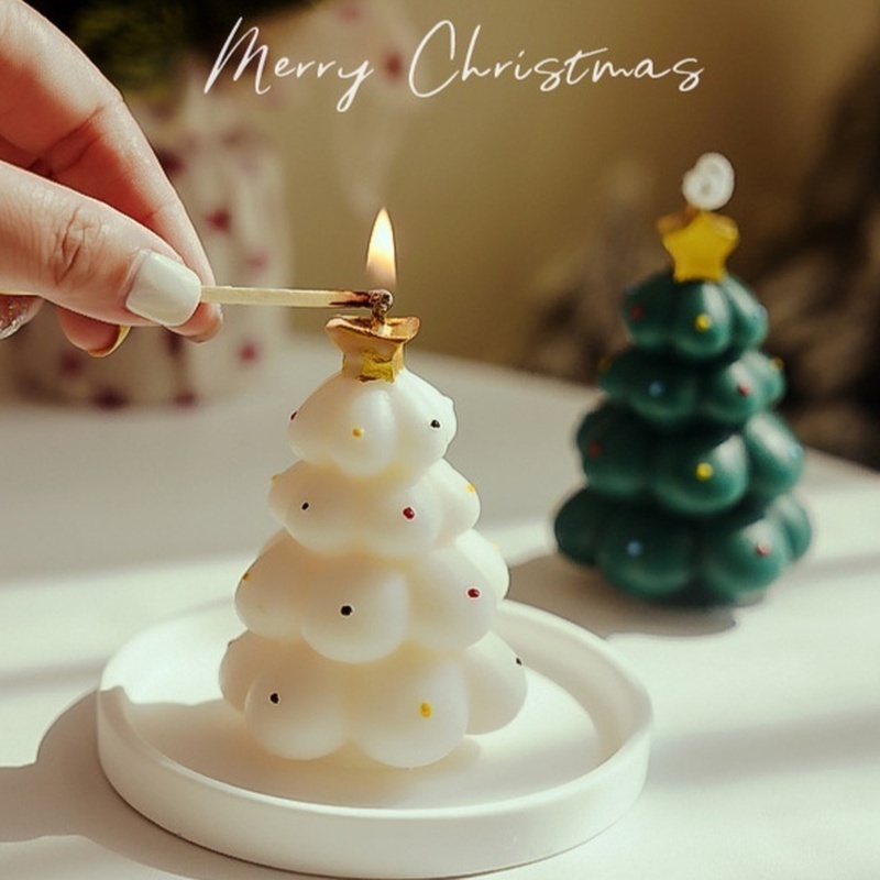 Xmas Home Fragrance - Sevimli Noel Ağacı Kokulu Mumlar El