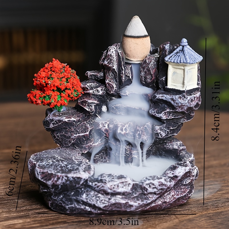 Incense Cone Holder - Geri akış tütsü tutucu şelale tütsü