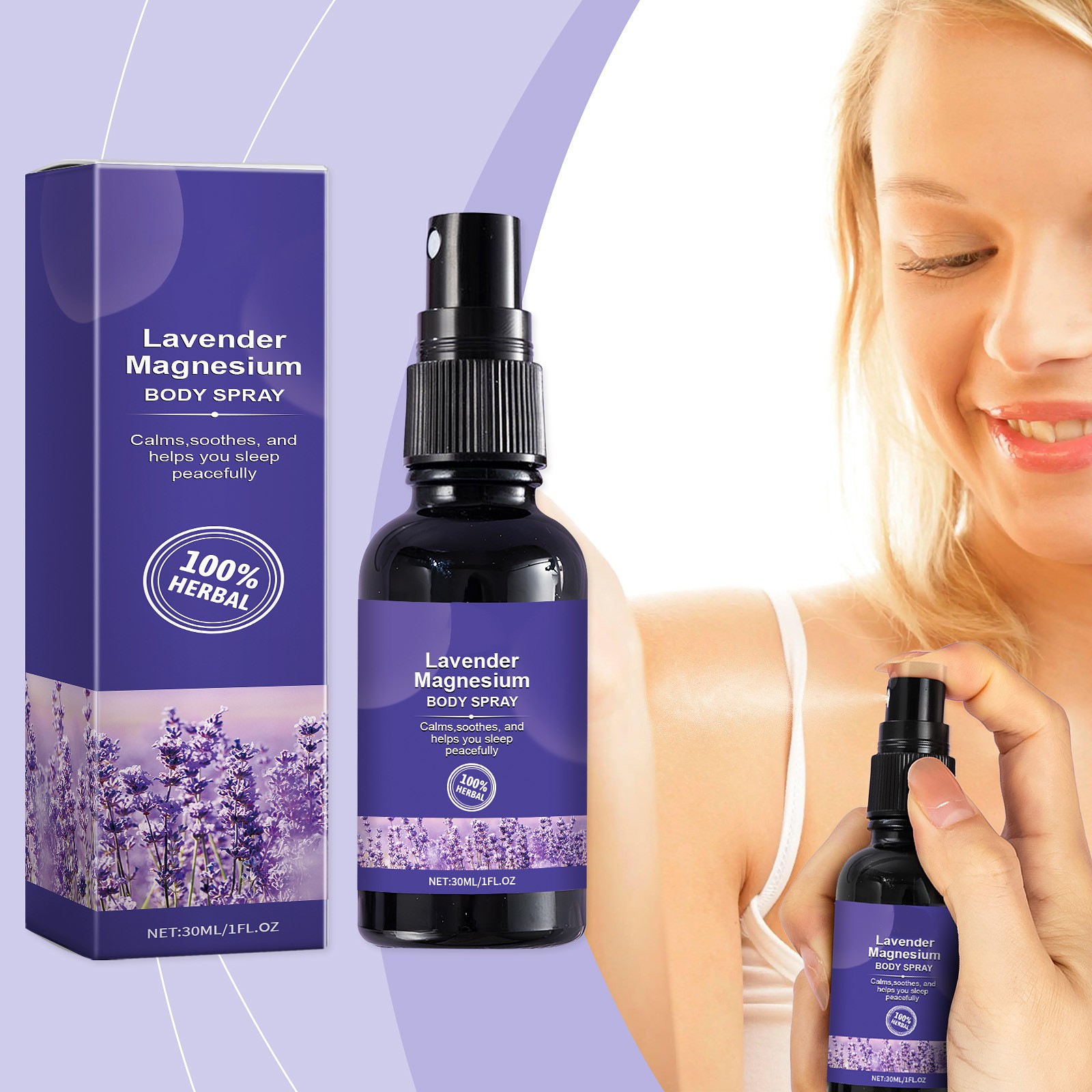 Lavender Pillow Spray - Lavanta uyku sprey 30ml aromaterapi uyku
