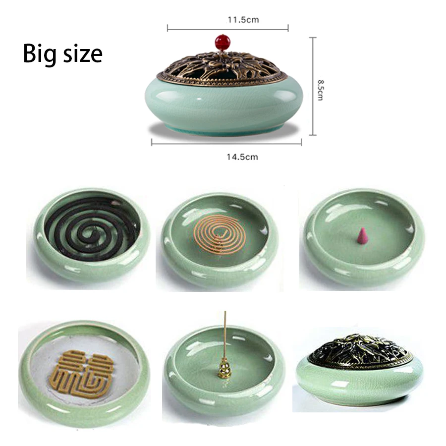 12 saat büyük Sivrisinek Bobin - Incense Cone Holder incelemesi ve fiyatı
