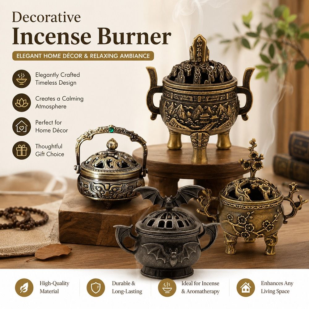 Retro Çin Tarzı Tütsü Brülörü  - Incense Cone Holder incelemesi ve fiyatı