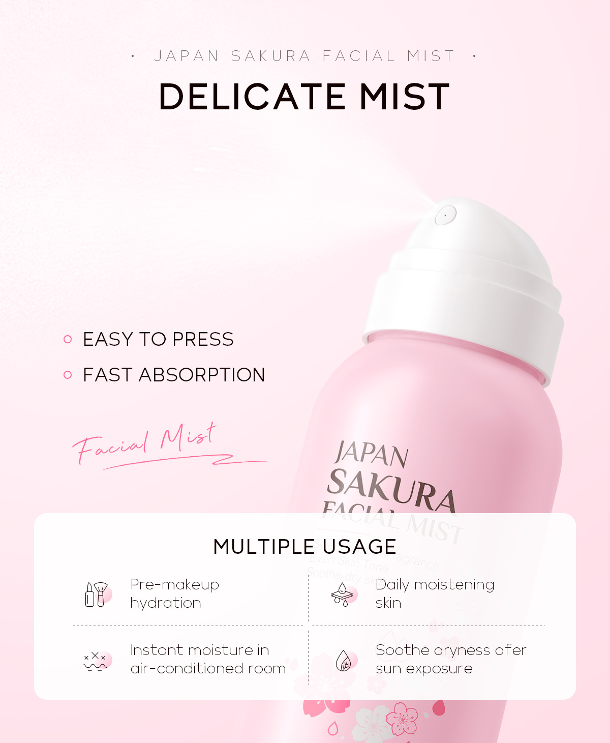 LAIKOU Sakura Yüz Mist Parlatı - Lavender Pillow Spray incelemesi ve fiyatı