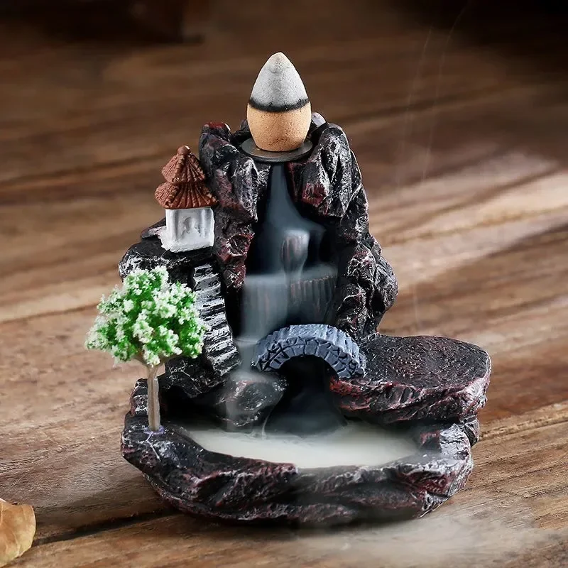 Backflow tütsü tutucu şelale t - Incense Cone Holder incelemesi ve fiyatı