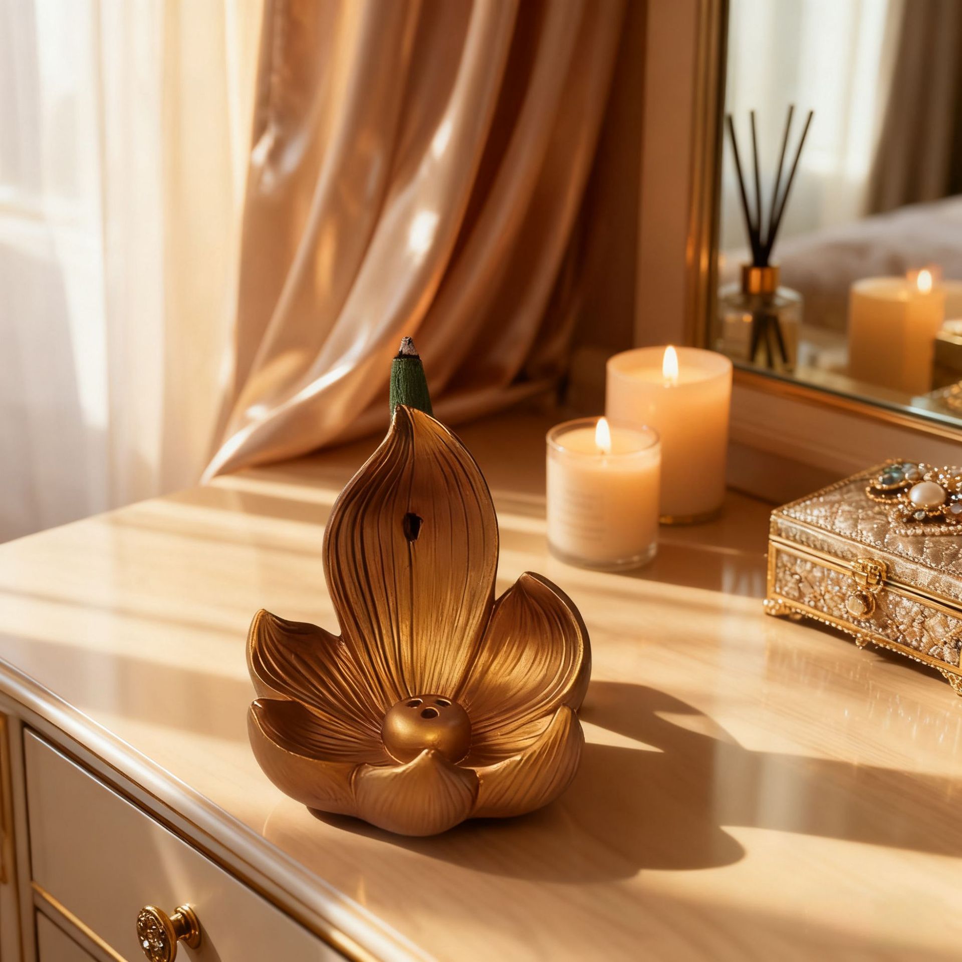 Reçine Lotus Tütsü Brülör Tutu - Incense Cone Holder incelemesi ve fiyatı