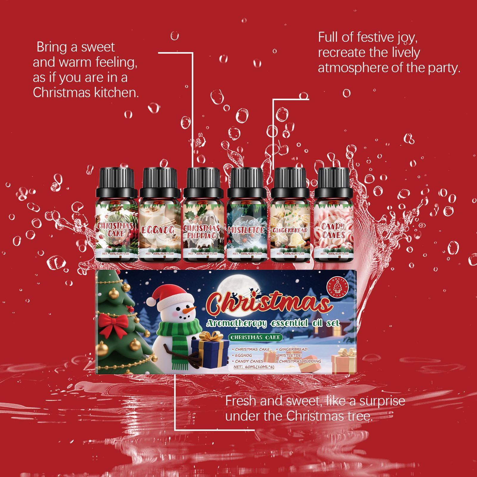 6 adet noel koku yağları seti  - Xmas Home Fragrance incelemesi ve fiyatı