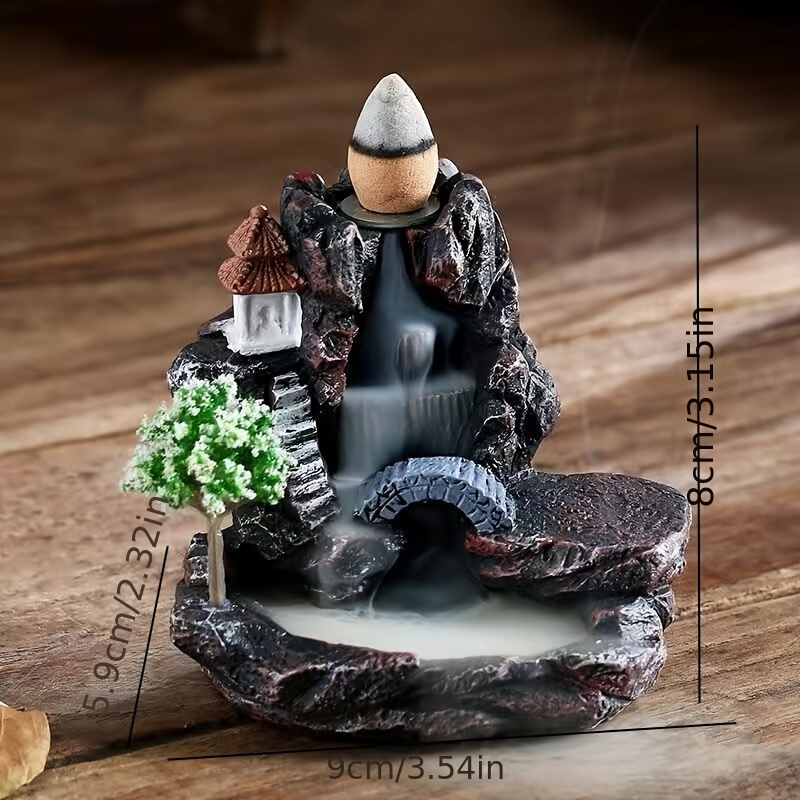 Geri akış tütsü tutucu şelale  - Incense Cone Holder incelemesi ve fiyatı