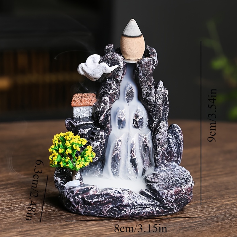 Geri akış tütsü tutucu şelale  - Incense Cone Holder incelemesi ve fiyatı
